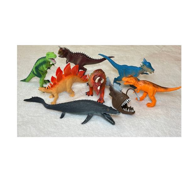 Prehistoric Dinosaur Figure Lot - Boley, Schleich, Toy Major Trading‎ Co - Rare - Picture 1 of 14